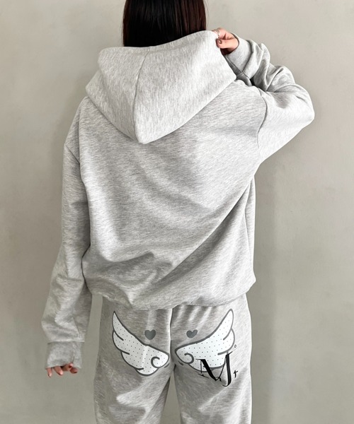 MUCENT(ムセント)の「【日本未発売/WEB限定】MUCENT(ムセント)/ワイド ルーズ レオパード ドット エンジェル スウェットパンツ/SAR LEOPARD SYLPH DOT ANGEL SWEAT PANTS(スウェットパンツ・レディース・ブラック/グレー/レオパード・FREE)」の20枚目の写真
