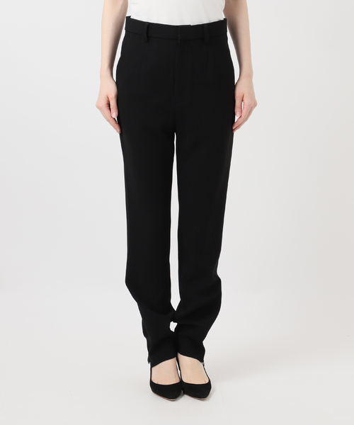 Deuxieme Classe（ドゥーズィエムクラス）の「*トリアセジョーゼット スリムジップパンツ（スラックス・レディース・ブラック・38/36/34）」の15枚目の写真