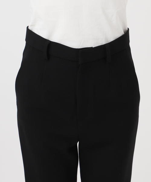 Deuxieme Classe（ドゥーズィエムクラス）の「*トリアセジョーゼット スリムジップパンツ（スラックス・レディース・ブラック・38/36/34）」の19枚目の写真