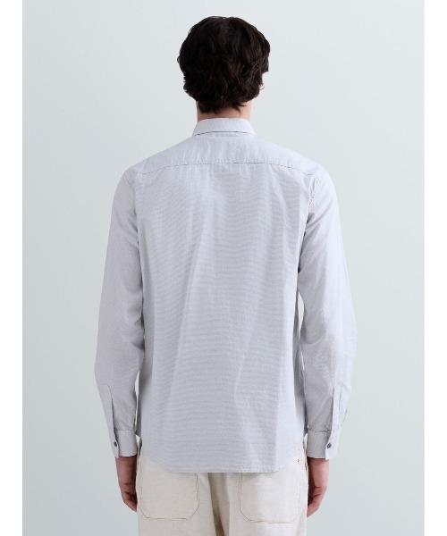 REPLAY（リプレイ）の「コットンドビーシャツ（シャツ/ブラウス・メンズ・ライトグレー・X-LARGE/LARGE/MEDIUM/SMALL）」の6枚目の写真