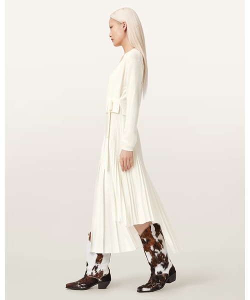 ALLSAINTS(オールセインツ)の「LUCILLE 2-IN-1 DRESS | LUCILLE 2-IN-1 ドレス・ワンピース(ワンピース・レディース・ホワイト・M/L/S/XS)」の5枚目の写真
