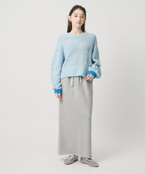 UNITED ARROWS（ユナイテッドアローズ）の「カラーミックス クルーネックニット（ニット/セーター・レディース・ターコイズブルー系/ブラウン系/その他1・FREE）」の9枚目の写真