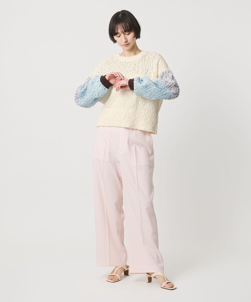 UNITED ARROWS（ユナイテッドアローズ）の「カラーミックス クルーネックニット（ニット/セーター・レディース・ターコイズブルー系/ブラウン系/その他1・FREE）」の16枚目の写真