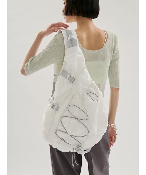 emmi（エミ）の「ワンショルダーボディーバッグ（ボディバッグ/ウエストポーチ・レディース・ピンク/ダークブラウン/ホワイト・F）」の19枚目の写真