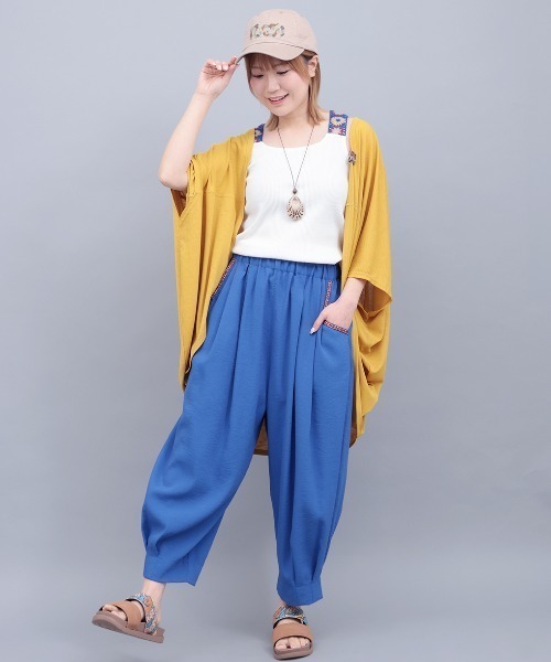 チチカカ（チチカカ）の「クロシェインナータンクトップ（タンクトップ・レディース・ブラック/オフホワイト/グリーン・MEDIUM/LARGE）」の13枚目の写真