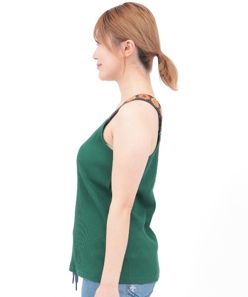 チチカカ（チチカカ）の「クロシェインナータンクトップ（タンクトップ・レディース・ブラック/オフホワイト/グリーン・MEDIUM/LARGE）」の19枚目の写真