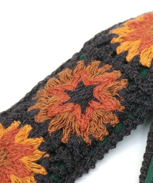 チチカカ（チチカカ）の「クロシェインナータンクトップ（タンクトップ・レディース・ブラック/オフホワイト/グリーン・MEDIUM/LARGE）」の9枚目の写真