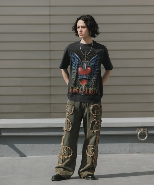 Theater code（シアターコード）の「Print Design Crew Neck T-Shirt / プリントデザイン クルーネックTシャツ 2026年春夏（Tシャツ/カットソー・メンズ・ホワイト/ブラック・M/L）」の14枚目の写真