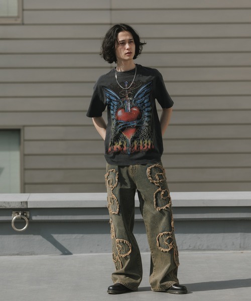 Theater code（シアターコード）の「Print Design Crew Neck T-Shirt / プリントデザイン クルーネックTシャツ 2026年春夏（Tシャツ/カットソー・メンズ・ホワイト/ブラック・M/L）」の15枚目の写真