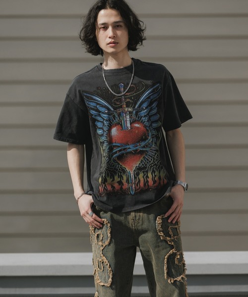 Theater code（シアターコード）の「Print Design Crew Neck T-Shirt / プリントデザイン クルーネックTシャツ 2026年春夏（Tシャツ/カットソー・メンズ・ホワイト/ブラック・M/L）」の11枚目の写真