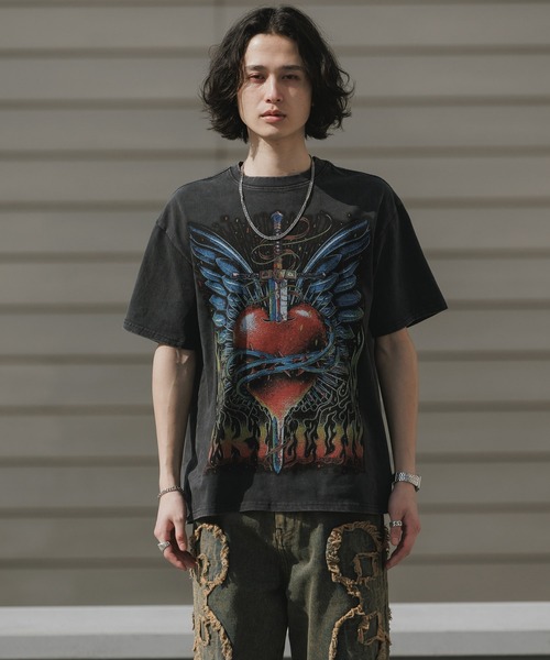 Theater code（シアターコード）の「Print Design Crew Neck T-Shirt / プリントデザイン クルーネックTシャツ 2026年春夏（Tシャツ/カットソー・メンズ・ホワイト/ブラック・M/L）」の12枚目の写真