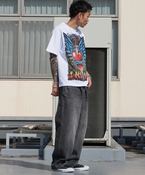 Theater code（シアターコード）の「Print Design Crew Neck T-Shirt / プリントデザイン クルーネックTシャツ 2026年春夏（Tシャツ/カットソー・メンズ・ホワイト/ブラック・M/L）」の10枚目の写真