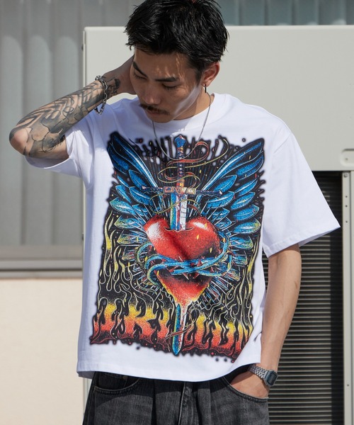 Theater code（シアターコード）の「Print Design Crew Neck T-Shirt / プリントデザイン クルーネックTシャツ 2026年春夏（Tシャツ/カットソー・メンズ・ホワイト/ブラック・M/L）」の5枚目の写真