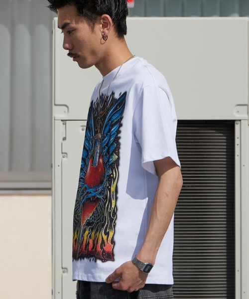 Theater code（シアターコード）の「Print Design Crew Neck T-Shirt / プリントデザイン クルーネックTシャツ 2026年春夏（Tシャツ/カットソー・メンズ・ホワイト/ブラック・M/L）」の6枚目の写真