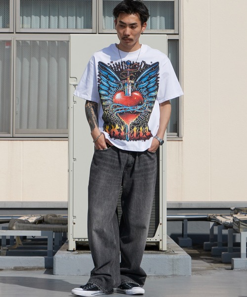 Theater code（シアターコード）の「Print Design Crew Neck T-Shirt / プリントデザイン クルーネックTシャツ 2026年春夏（Tシャツ/カットソー・メンズ・ホワイト/ブラック・M/L）」の7枚目の写真