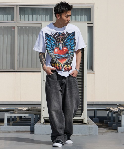 Theater code（シアターコード）の「Print Design Crew Neck T-Shirt / プリントデザイン クルーネックTシャツ 2026年春夏（Tシャツ/カットソー・メンズ・ホワイト/ブラック・M/L）」の8枚目の写真