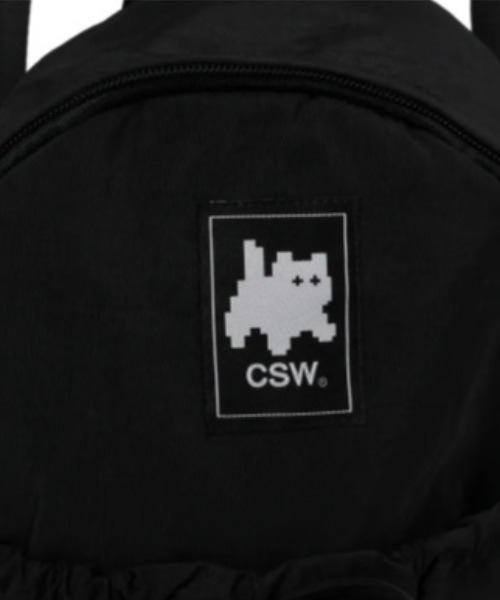 CATSAVETHEWORLD(キャットセーブザワールド)の「◇CATSAVETHEWORLD◇ブランド直輸入正規品/ボニーリボンシャーリングミニバックパック BONNY RIBBON SHIRRING MINI BACKPACK(バックパック/リュック・レディース・ブラック・FREE)」の9枚目の写真