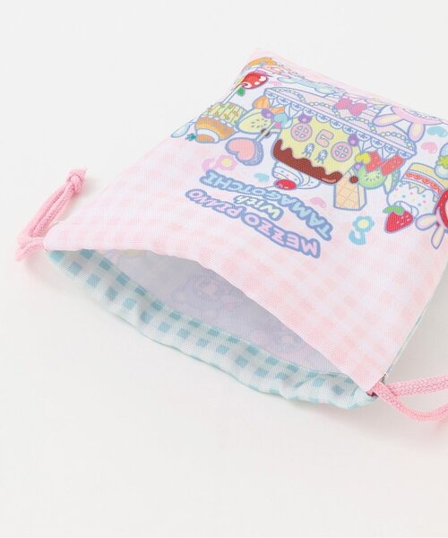 ナルミヤキャラクターズ（ナルミヤキャラクターズ）の「MEZZO PIANO×TAMAGOTCHI 巾着（その他小物・キッズ・オレンジ/ピンク/エメラルド/ラベンダー・F）」の10枚目の写真