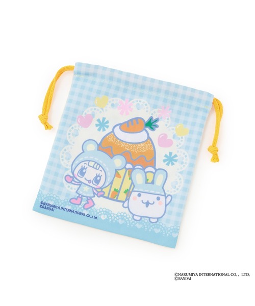 MEZZO PIANO×TAMAGOTCHI 巾着（ポーチ）｜ナルミヤキャラクターズ