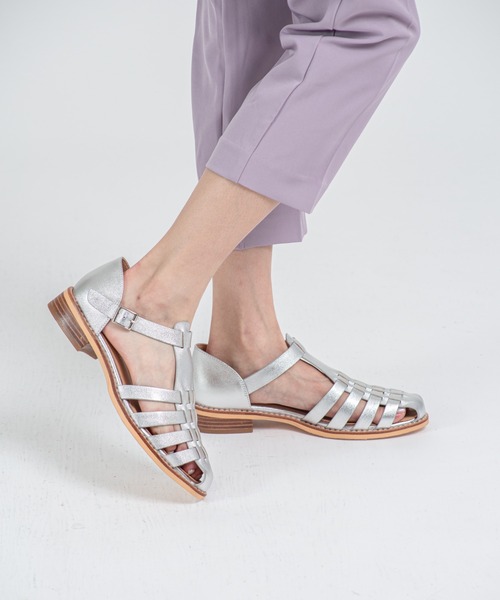 MOHI（モヒ）の「【MOHI / モヒ】グルカサンダル　レザーサンダル（サンダル・レディース・シルバー/ブラック/ホワイト・38/37/39/36）」の3枚目の写真