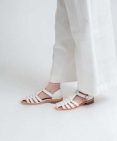 MOHI（モヒ）の「【MOHI / モヒ】グルカサンダル　レザーサンダル（サンダル・レディース・シルバー/ブラック/ホワイト・38/37/39/36）」の7枚目の写真