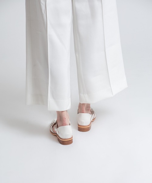 MOHI（モヒ）の「【MOHI / モヒ】グルカサンダル　レザーサンダル（サンダル・レディース・シルバー/ブラック/ホワイト・38/37/39/36）」の8枚目の写真