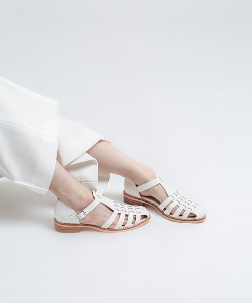 MOHI（モヒ）の「【MOHI / モヒ】グルカサンダル　レザーサンダル（サンダル・レディース・シルバー/ブラック/ホワイト・38/37/39/36）」の10枚目の写真