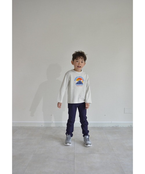 Tappet（タペット）の「アウトドア長袖Tシャツ（Tシャツ/カットソー・キッズ・オートミール・110cm/130cm/140cm/90cm/150cm/120cm/100cm/170cm/160cm）」の5枚目の写真