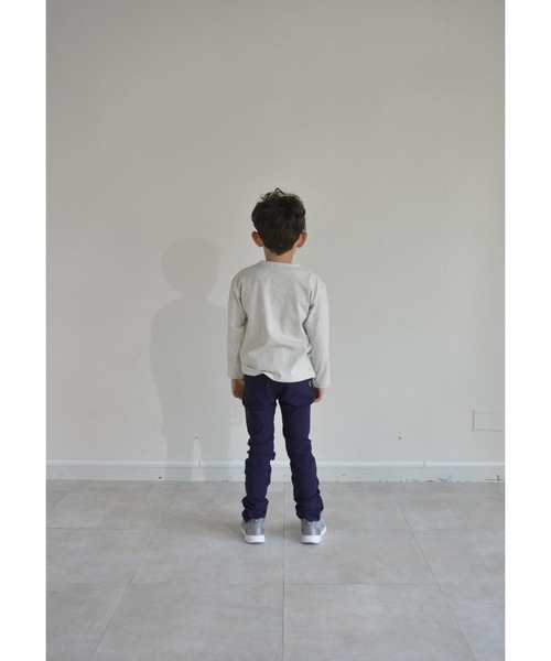 Tappet（タペット）の「アウトドア長袖Tシャツ（Tシャツ/カットソー・キッズ・オートミール・110cm/130cm/140cm/90cm/150cm/120cm/100cm/170cm/160cm）」の7枚目の写真