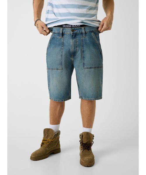 GUESS JEANS Carpenter Utility Short デニムショートパンツ | GUESS
