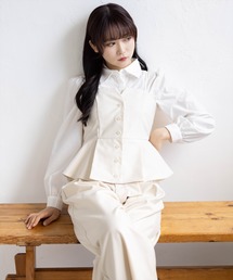 CLEAR BASIC（クリアベーシック）の「ペプラムビスチェ［大人 カジュアル 着回し力抜群］≪新作≫（その他トップス）」