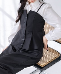 CLEAR BASIC（クリアベーシック）の「ペプラムビスチェ［大人 カジュアル 着回し力抜群］≪新作≫（その他トップス）」