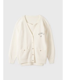 【PRE ORDER】EIMYロゴカーデリボンニットセットワンピース