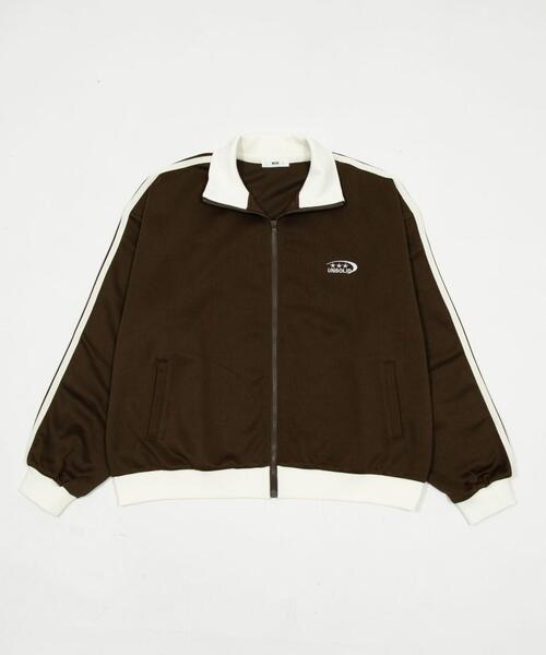 WEGO（ウィゴー）の「WEGO/【26年春夏新作】ライントラックジャケット（ジャージ・メンズ・オフホワイト/ブラウン/ネイビー・LARGE/MEDIUM）」の15枚目の写真