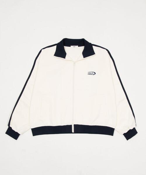 WEGO（ウィゴー）の「WEGO/【26年春夏新作】ライントラックジャケット（ジャージ・メンズ・オフホワイト/ブラウン/ネイビー・LARGE/MEDIUM）」の14枚目の写真