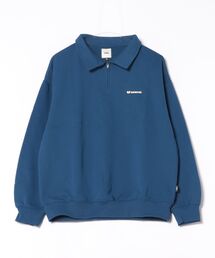 VANSアパレル(WJ) ヴァンズ W Embroidery logo halfzipsweat スウェット 126R3050401 ABC-MART限定 NAVY