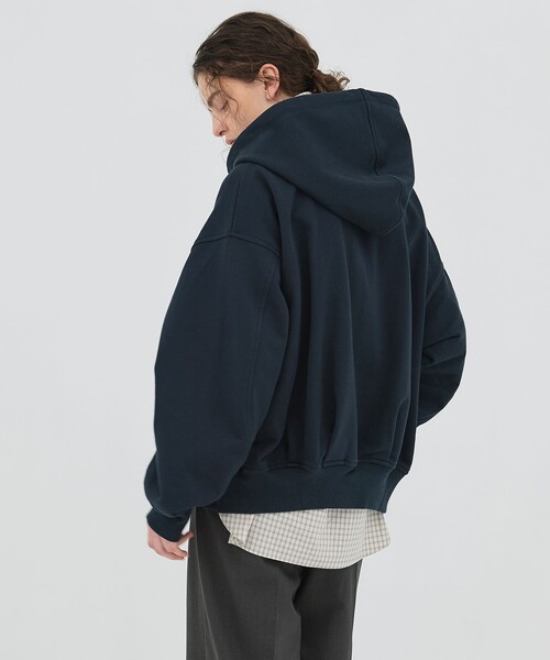 PUBLIC TOKYO(パブリックトウキョウ)の「【2026春新作】極 オーバーサイズバルーンフーディ(パーカー・レディース・ネイビー/ホワイト・FREE)」の11枚目の写真