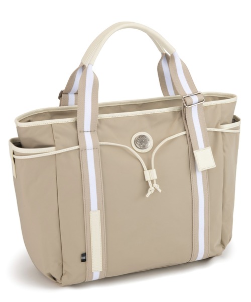 Orobianco(オロビアンコ)の「トートバッグ アリンナ 30th 23L B4サイズ 限定リボン 93182(トートバッグ・レディース・ブラック/ネイビー/レッド/ライトベージュ・FREE)」の2枚目の写真