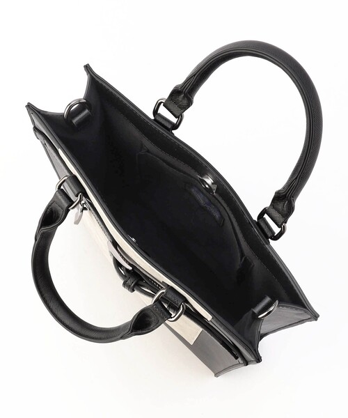 NICOLE CLUB FOR MEN（ニコルクラブフォーメン）の「２ＷＡＹスクエアバッグ（トートバッグ・メンズ・その他2/ライトグレー/ブラック・FREE）」の20枚目の写真