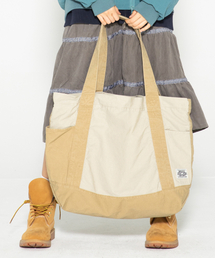 XTONZ（エクストーンズ）の「XTA108 リップストップコットンウォッシングトートバッグ (ベージュ)（トートバッグ）」