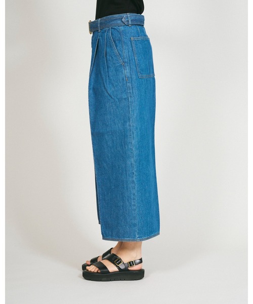 Mackintosh(マッキントッシュ)の「CROPPED POLMOOD DNM(デニムパンツ・レディース・グリーン・8/6)」の4枚目の写真