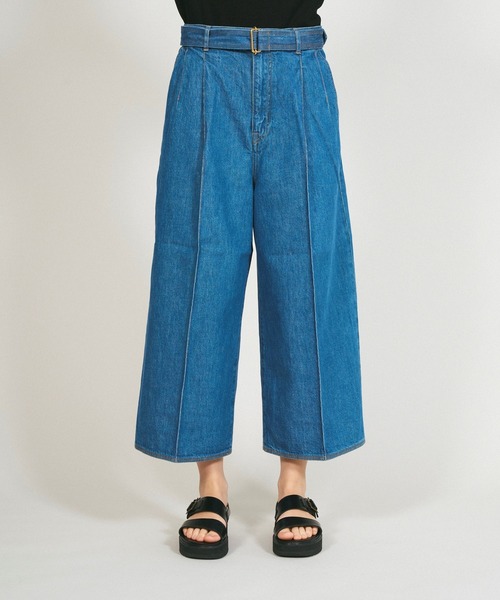 Mackintosh(マッキントッシュ)の「CROPPED POLMOOD DNM(デニムパンツ・レディース・グリーン・8/6)」の3枚目の写真