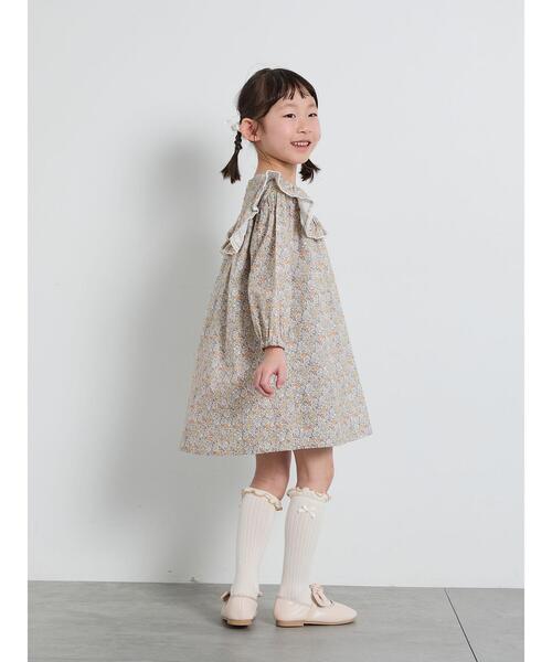 Samansa Mos2 Lagom(サマンサモスモスラーゴム)の「リボンバレエシューズ(ドレスシューズ・キッズ・オフホワイト/ピンク・18cm/17cm/16cm/15cm)」の9枚目の写真