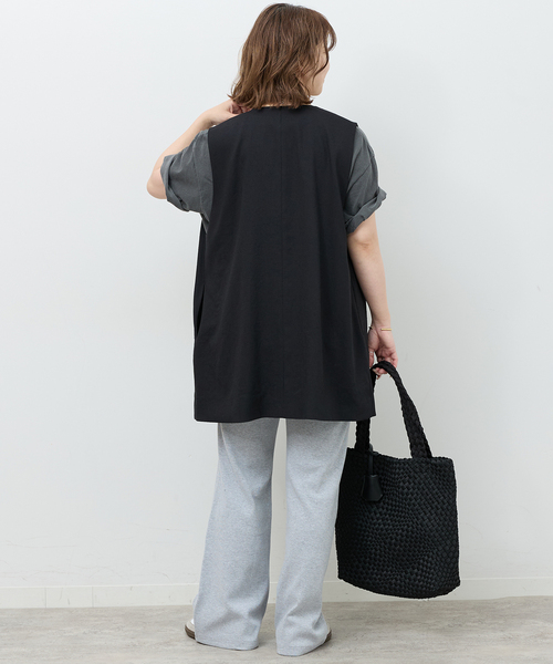 JOURNAL STANDARD relume(ジャーナルスタンダード レリューム)の「リネンライクAラインジレ(ベスト・レディース・ブラック/ベージュ・FREE)」の5枚目の写真