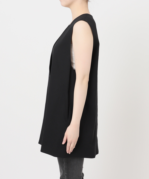 JOURNAL STANDARD relume(ジャーナルスタンダード レリューム)の「リネンライクAラインジレ(ベスト・レディース・ブラック/ベージュ・FREE)」の21枚目の写真