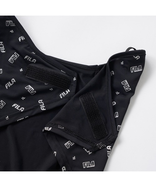 FILA GOLF(フィラゴルフ )の「FILA GOLF フィラゴルフ ゴルフウェア UVカット 接触冷感 吸汗速乾 フェイスマスク ファイスカバー(マスク・レディース・ホワイト/ブラック・FREE)」の11枚目の写真