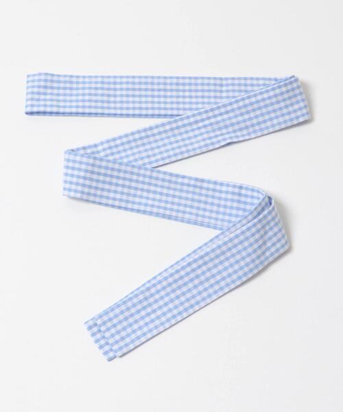 URBAN RESEARCH ROSSO WOMEN(アーバンリサーチ ロッソ)の「『WEB/一部店舗限定』チェックカシュクールワンピース(ワンピース・レディース・ブラック/ブラウン系その他/ブルー系その他・FREE)」の18枚目の写真