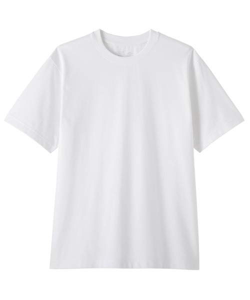 無印良品（ムジルシリョウヒン）の「紳士　天竺編みクルーネック半袖Ｔシャツ（Tシャツ/カットソー・メンズ・ホワイト/ダークネイビー/ライトグリーン/ネイビー/ブルー系/オートミール/ブラック/グレー・XL/L/M/S）」の10枚目の写真