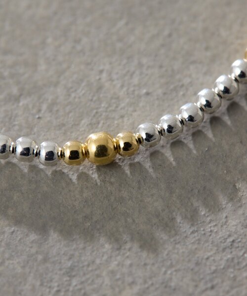 ear PAPILLONNER(イアパピヨネ)の「《スターリングシルバー使用》縞々ナバホパールブレスレット(ブレスレット・レディース・シルバー系その他4・FREE)」の3枚目の写真