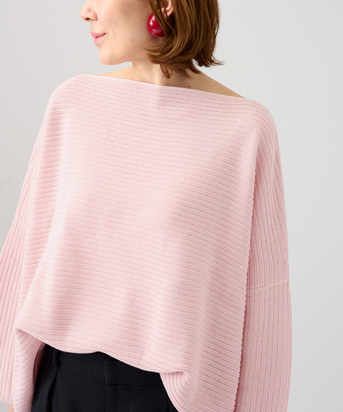 VERMEIL par iena（ヴェルメイユパーイエナ）の「Shaelycarn プルオーバー（ニット/セーター・レディース・ピンク系その他/ブラウン/ホワイト・FREE）」の3枚目の写真